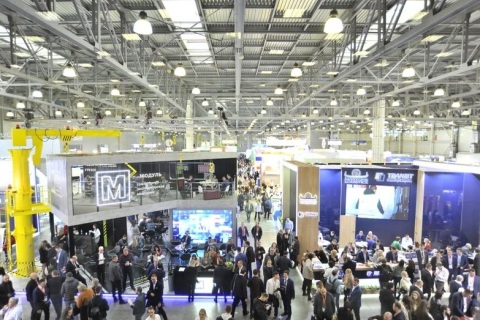 俄罗斯莫斯科军警防务展览会展会现场图片