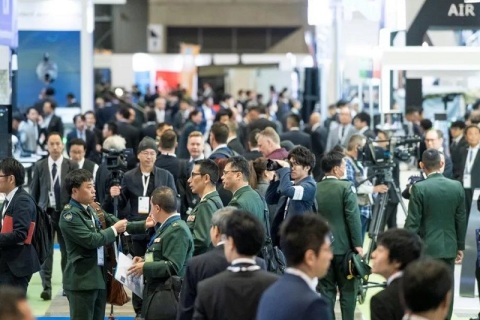 日本东京军警防务展览会展会现场图片