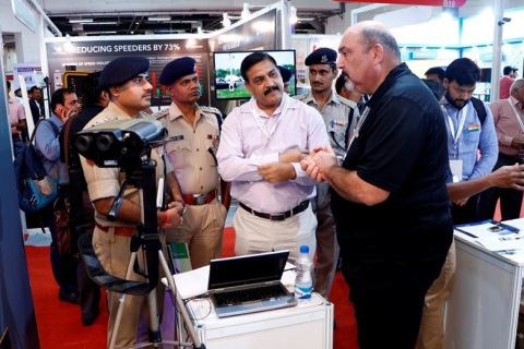 印度新德里军警防务展览会展会现场图片