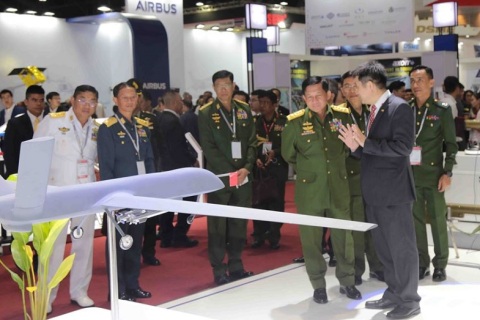 泰国曼谷军警防务展览会DST展会现场图片