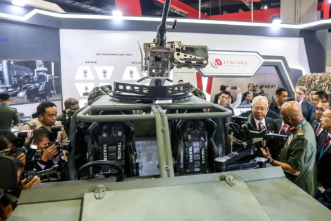 马来西亚吉隆坡军警防务展览会DSA展会现场图片