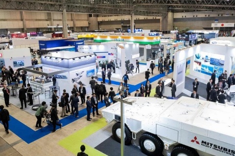 日本东京军警防务展览会展会现场图片