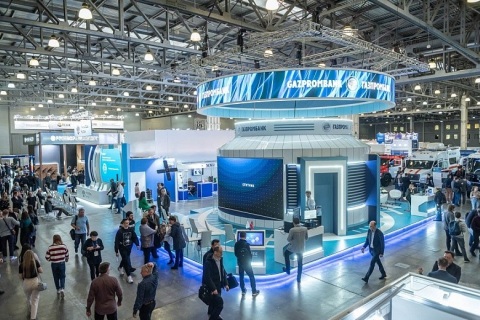 俄罗斯莫斯科军警防务展览会展会现场图片