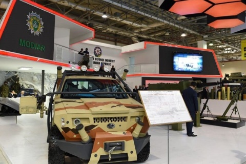 阿塞拜疆巴库军警防务展览会展会现场图片