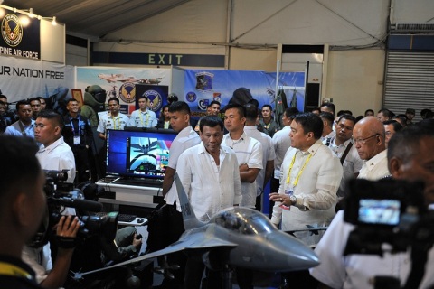 菲律宾马尼拉军警防务展览会展会现场图片