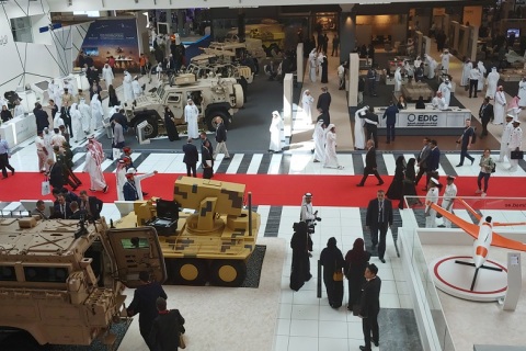 中东阿布扎比海军防务展览会展会现场图片