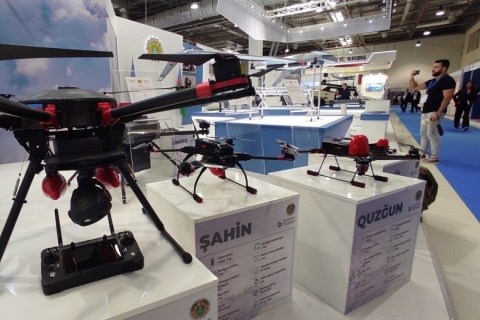 阿塞拜疆巴库军警防务展览会展会现场图片