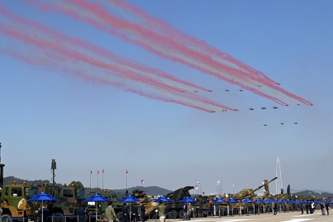 韩国首尔军警防务展览会展会现场图片