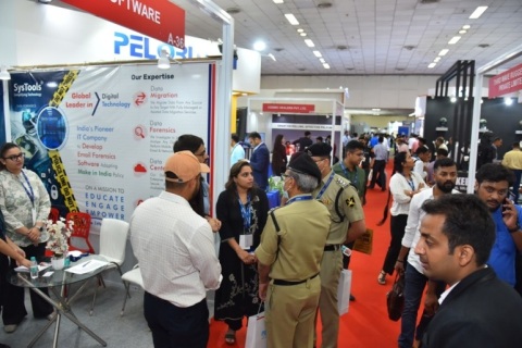 印度新德里军警防务展览会展会现场图片