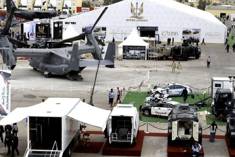 约旦安曼防务军警展览会展会现场图片