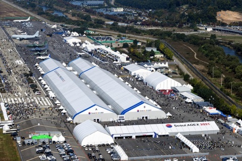 韩国首尔军警防务展览会展会现场图片