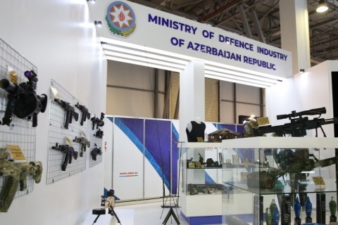 阿塞拜疆巴库军警防务展览会展会现场图片