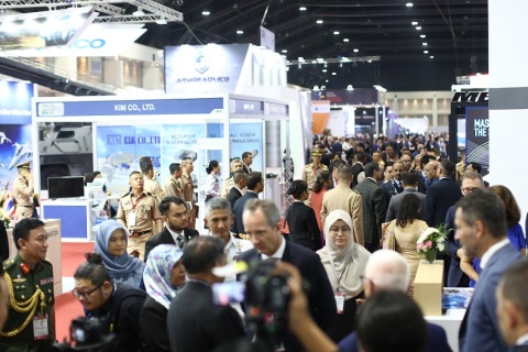 泰国曼谷军警防务展览会DST展会现场图片