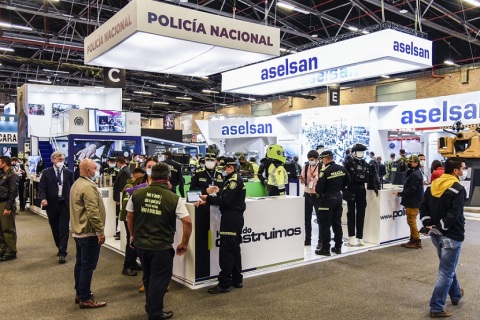 哥伦比亚波哥大军警防务展览会展会现场图片