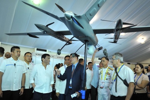 菲律宾马尼拉军警防务展览会展会现场图片