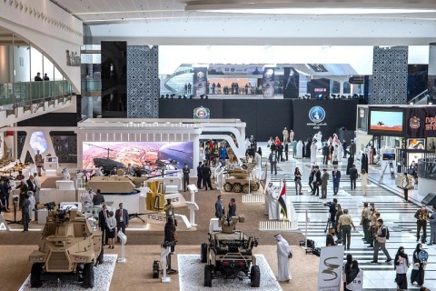 中东阿布扎比海军防务展览会展会现场图片