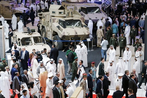 中东阿布扎比海军防务展览会展会现场图片