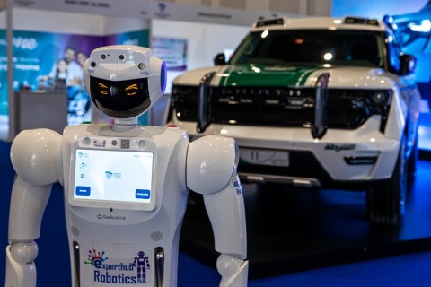 中东阿联酋迪拜军警、反恐、调查、警用装备展展会现场图片