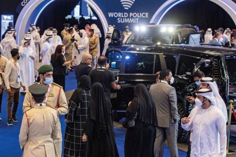 中东阿联酋迪拜军警、反恐、调查、警用装备展展会现场图片