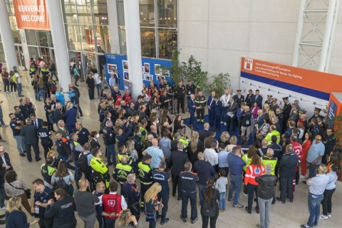 意大利蒙蒂基亚里消防救援展览会展会现场图片