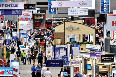 美国消防展览会展会现场图片