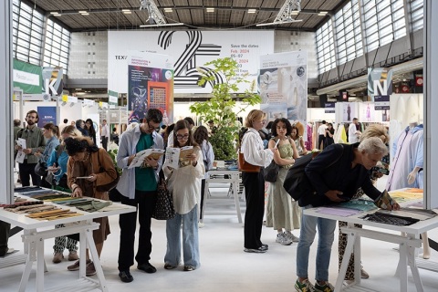 法国巴黎纺织面料展展会现场图片