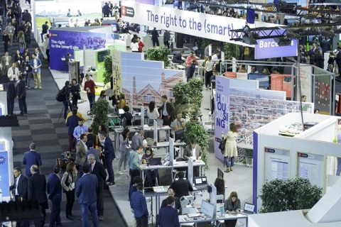 西班牙巴塞罗那全球智慧城市大会展会现场图片