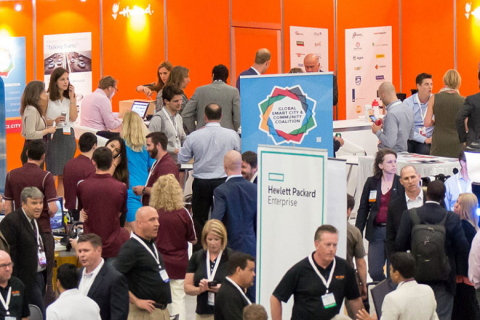 美国智慧城市展览会展会现场图片