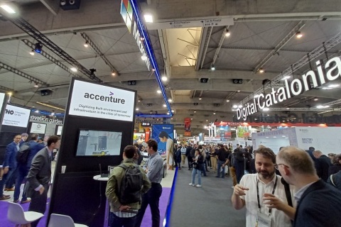 西班牙巴塞罗那全球智慧城市大会展会现场图片