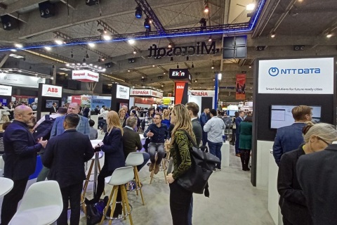 西班牙巴塞罗那全球智慧城市大会展会现场图片