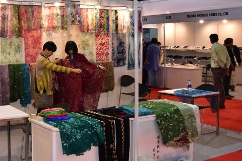 越南国际纺织展展会现场图片