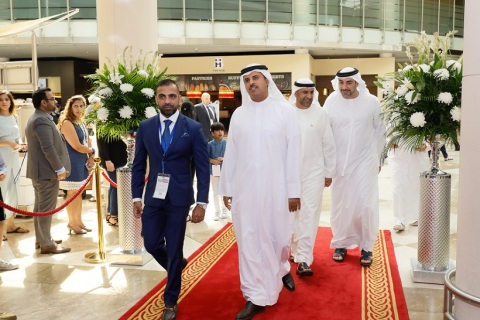 中东迪拜纺织服装面料家纺鞋包袋展览会展会现场图片