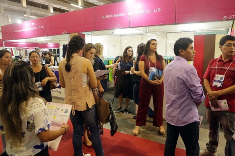 巴西圣保罗纺织面料及服装展览会展会现场图片