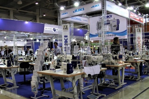 俄罗斯莫斯科轻工纺织展秋季展会现场图片