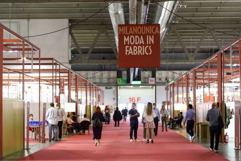 意大利米兰纺织面料展览会展会现场图片