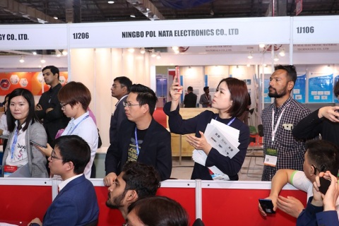 越南国际纺织展展会现场图片