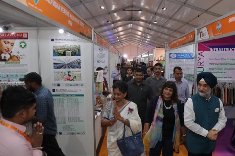 斯里兰卡科伦坡纺织面料展览会展会现场图片