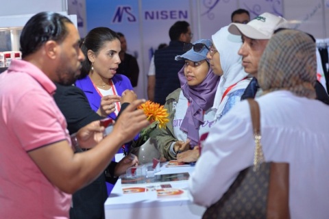 摩洛哥纺织机械和纺织服装面料展览会展会现场图片