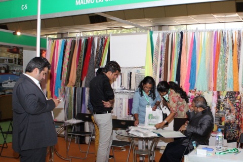 斯里兰卡科伦坡纺织面料展览会展会现场图片