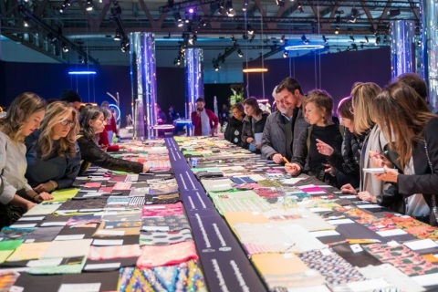 意大利米兰纺织面料展览会展会现场图片