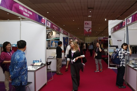 斯里兰卡科伦坡纺织面料展览会展会现场图片