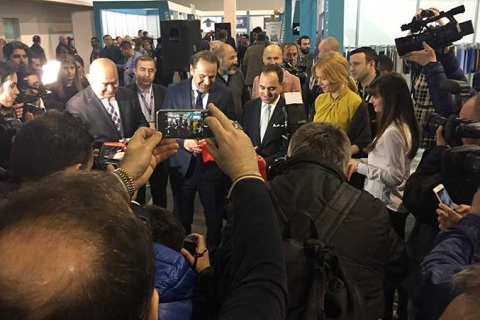 塞尔维亚纺织服装面料展览会展会现场图片