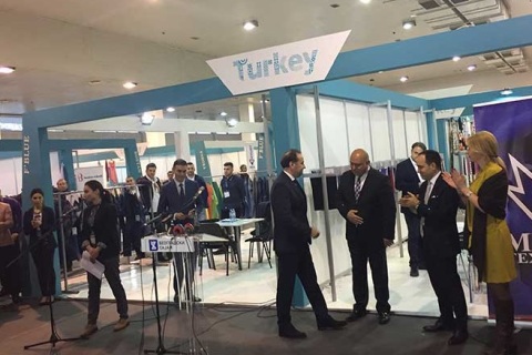 塞尔维亚纺织服装面料展览会展会现场图片