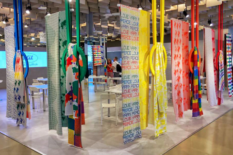 意大利佛罗伦萨纺织纱线展览会展会现场图片