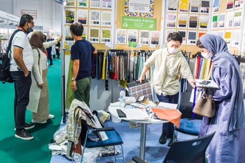 马来西亚纺织面料及服装展览会展会现场图片