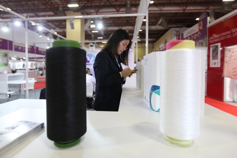 日本国际纺织展展会现场图片