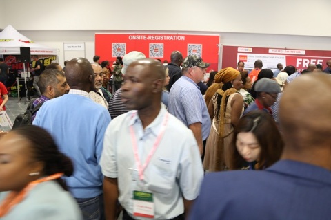 南非国际纺织展展会现场图片