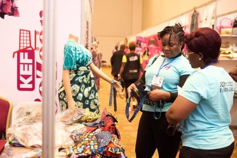 尼日利亚拉各斯纺织服装展览会展会现场图片