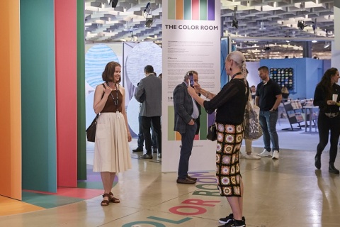 意大利佛罗伦萨纺织纱线展览会展会现场图片