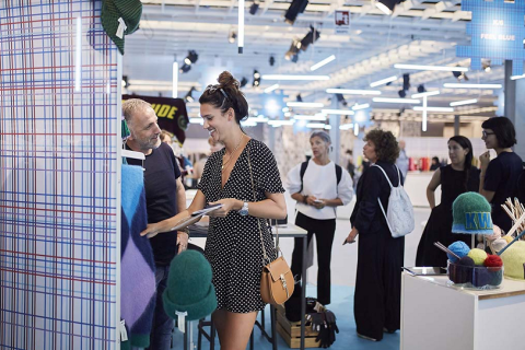 意大利佛罗伦萨纺织纱线展览会展会现场图片